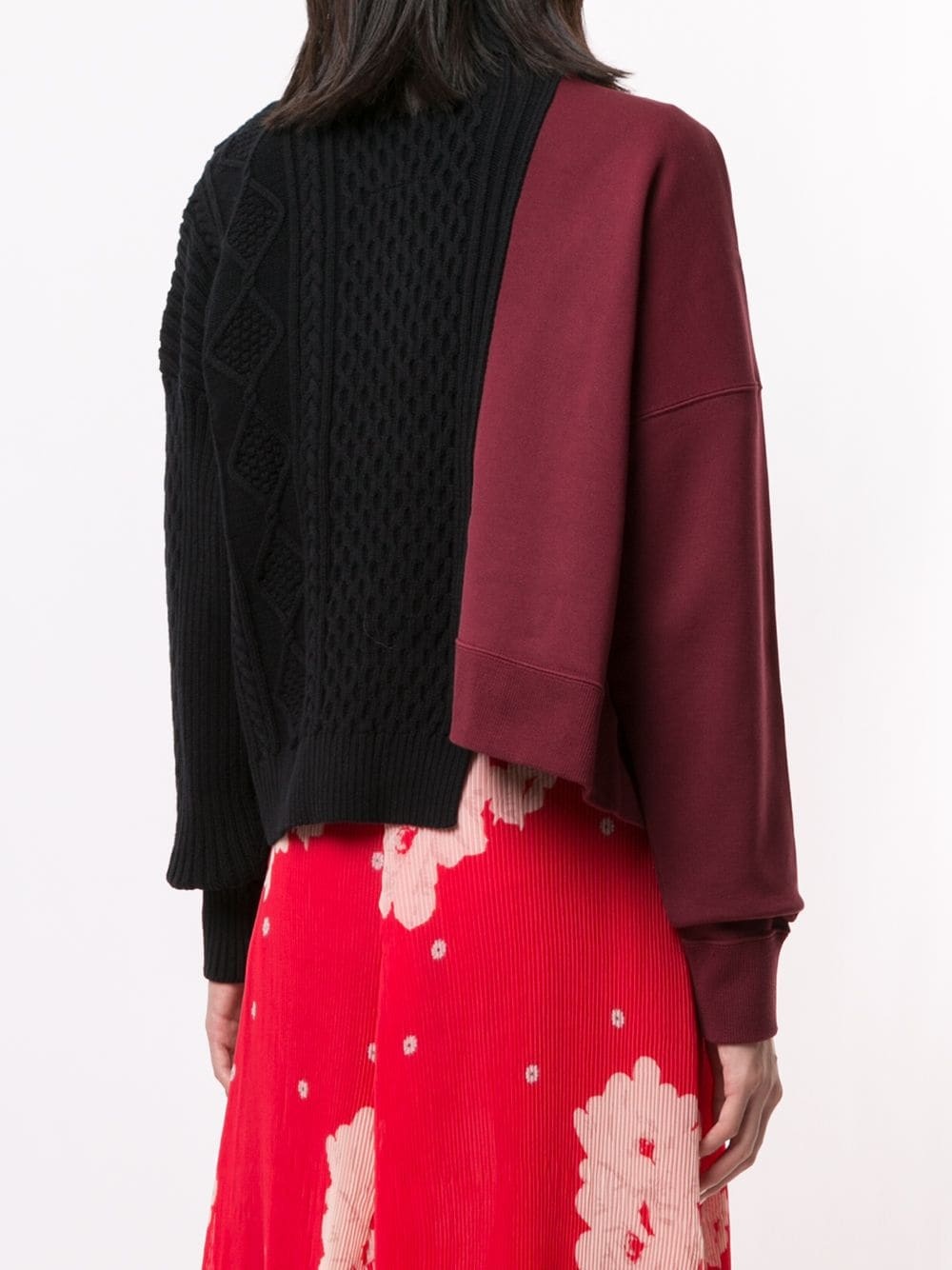 asymmetric layered effect jumper - 4