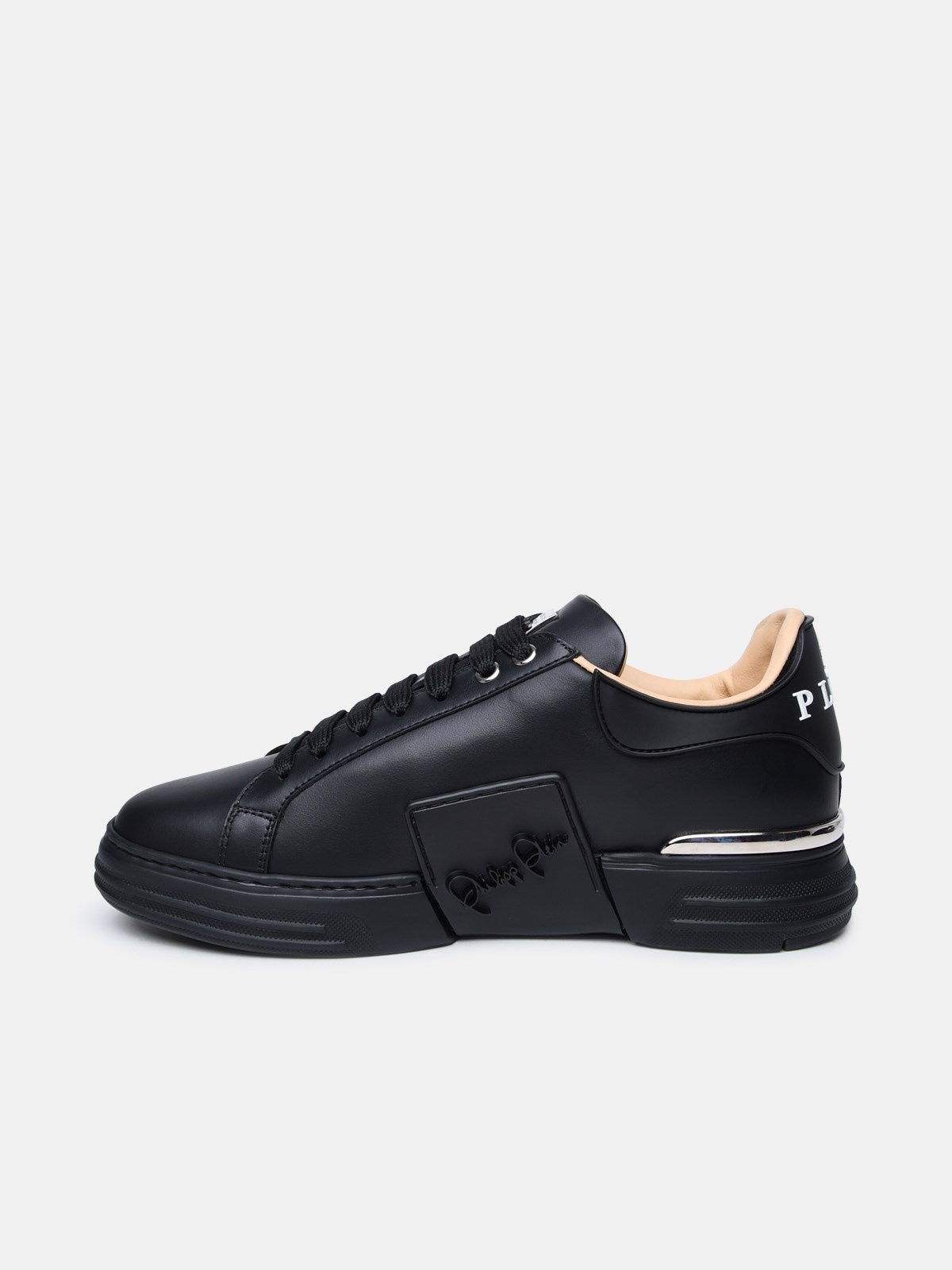Exagon sneakers in black nappa leather - 3