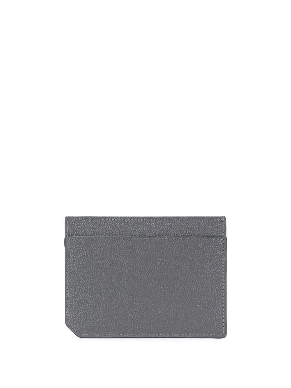 logo-detail leather cardholder - 2