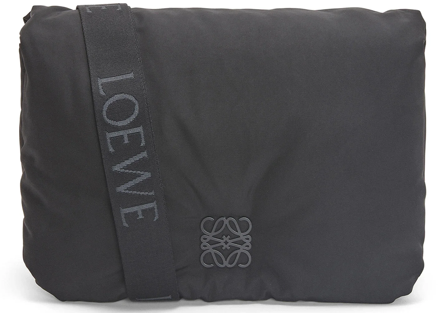 LOEWE Puffer Goya Messenger Bag Black - 1