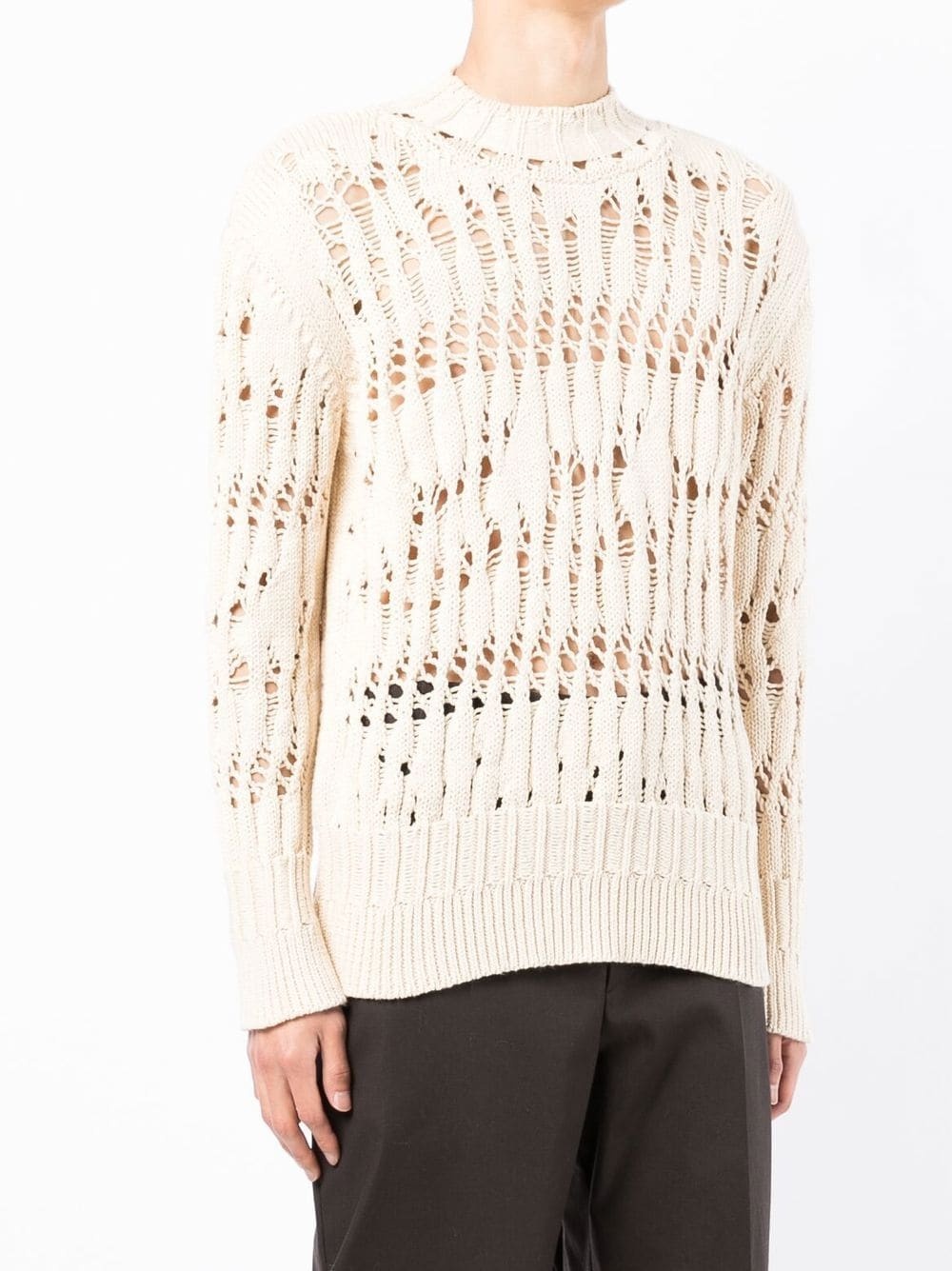 clemens open-knit jumper - 3