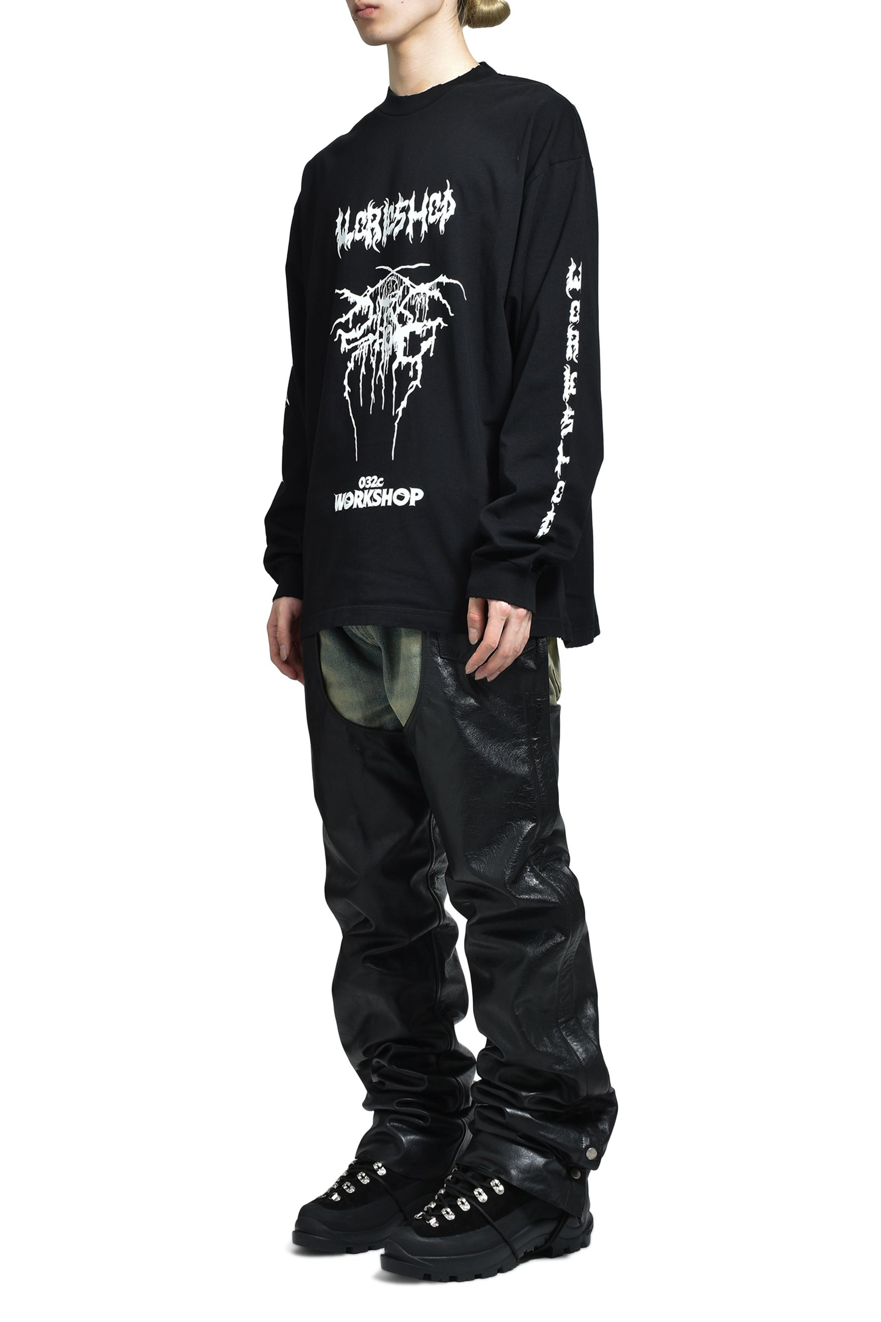 ARMOUR'' LONGSLEEVE / FADED BLK - 4