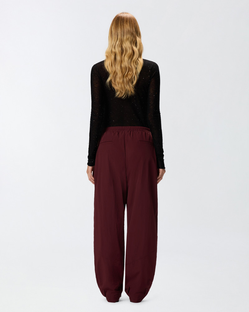 OVERSIZED SPORTY TROUSERS WITH ZIP 4