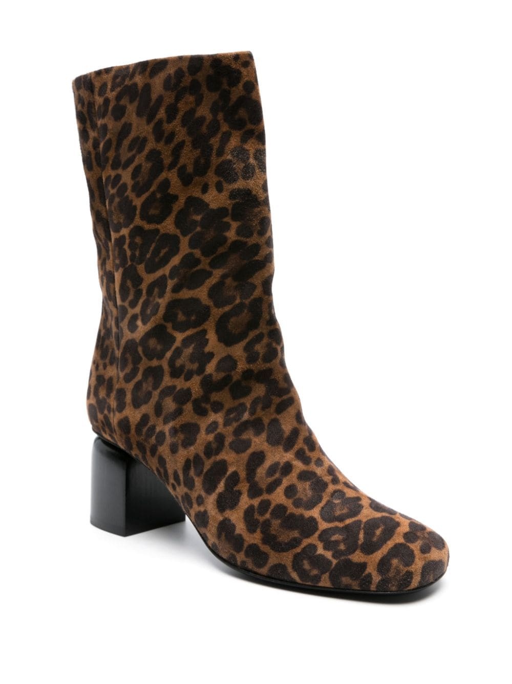 Biba 70mm leopard-print boots - 2