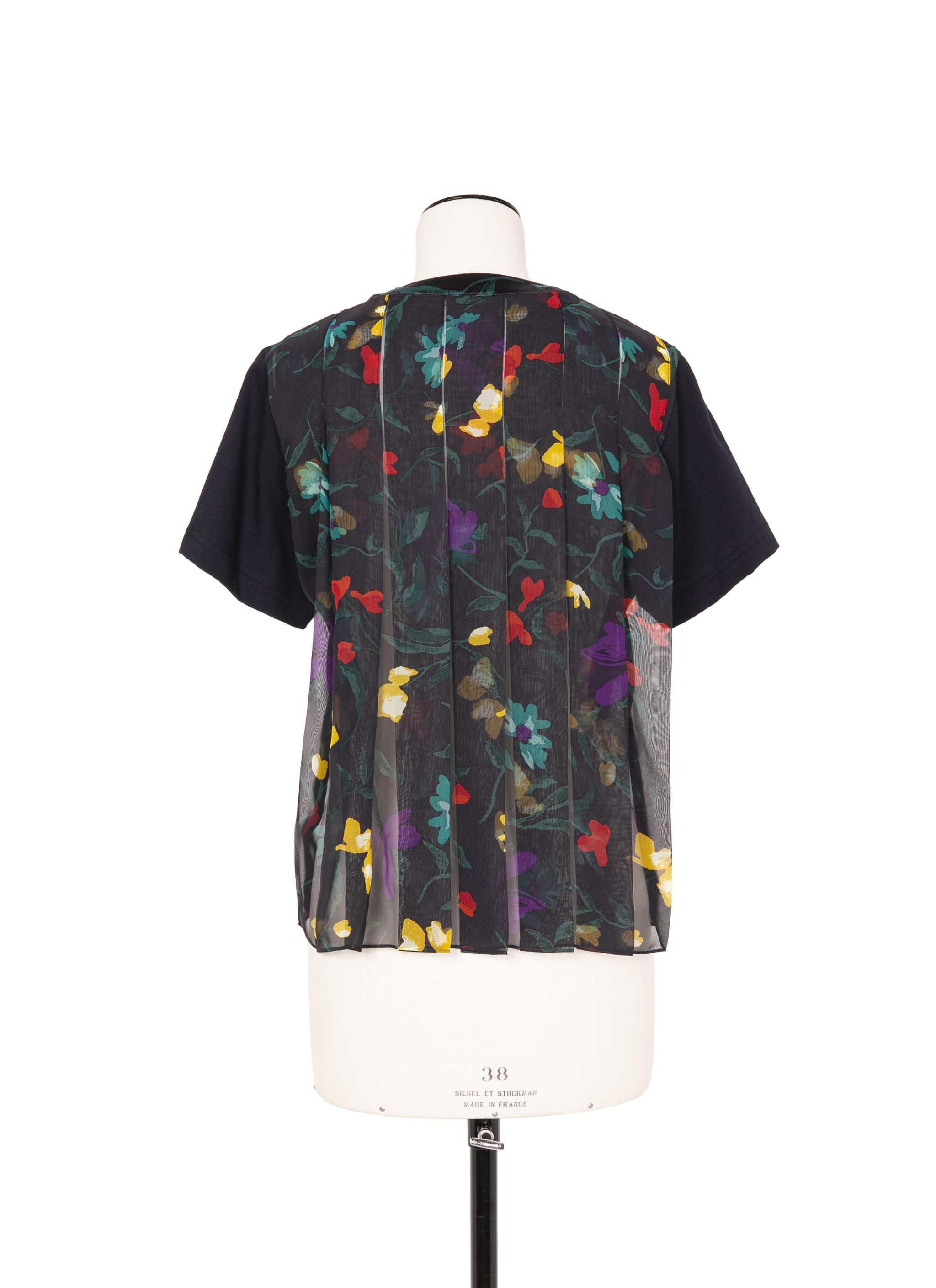 Floral Print Cotton Jersey T-Shirt - 3