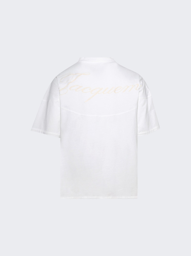 JACQUEMUS Le T-shirt Atelier Mc Jacquemus 50's White outlook