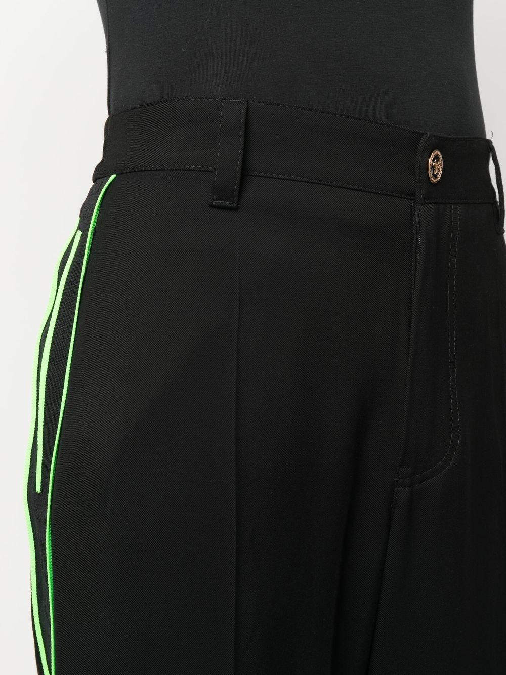 striped-detailing trousers - 5