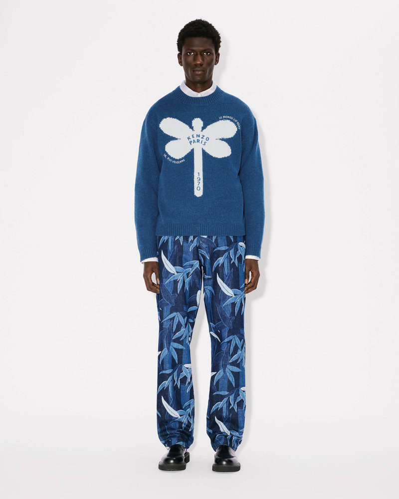 'KENZO Dragonfly' embroidered wool jumper 4