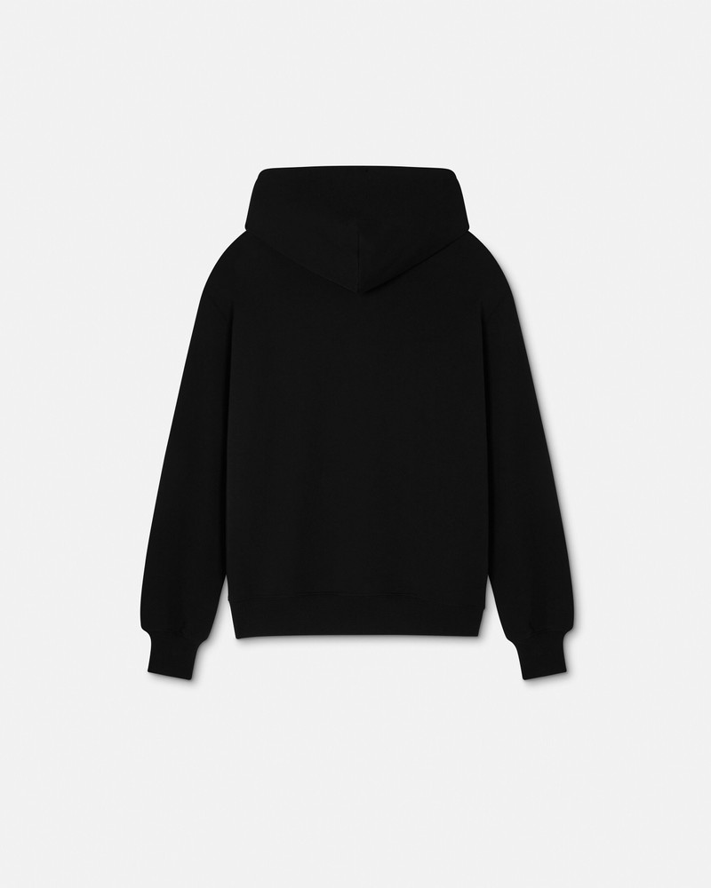 Printed Embellished Cotton-Jersey Hoodie 3