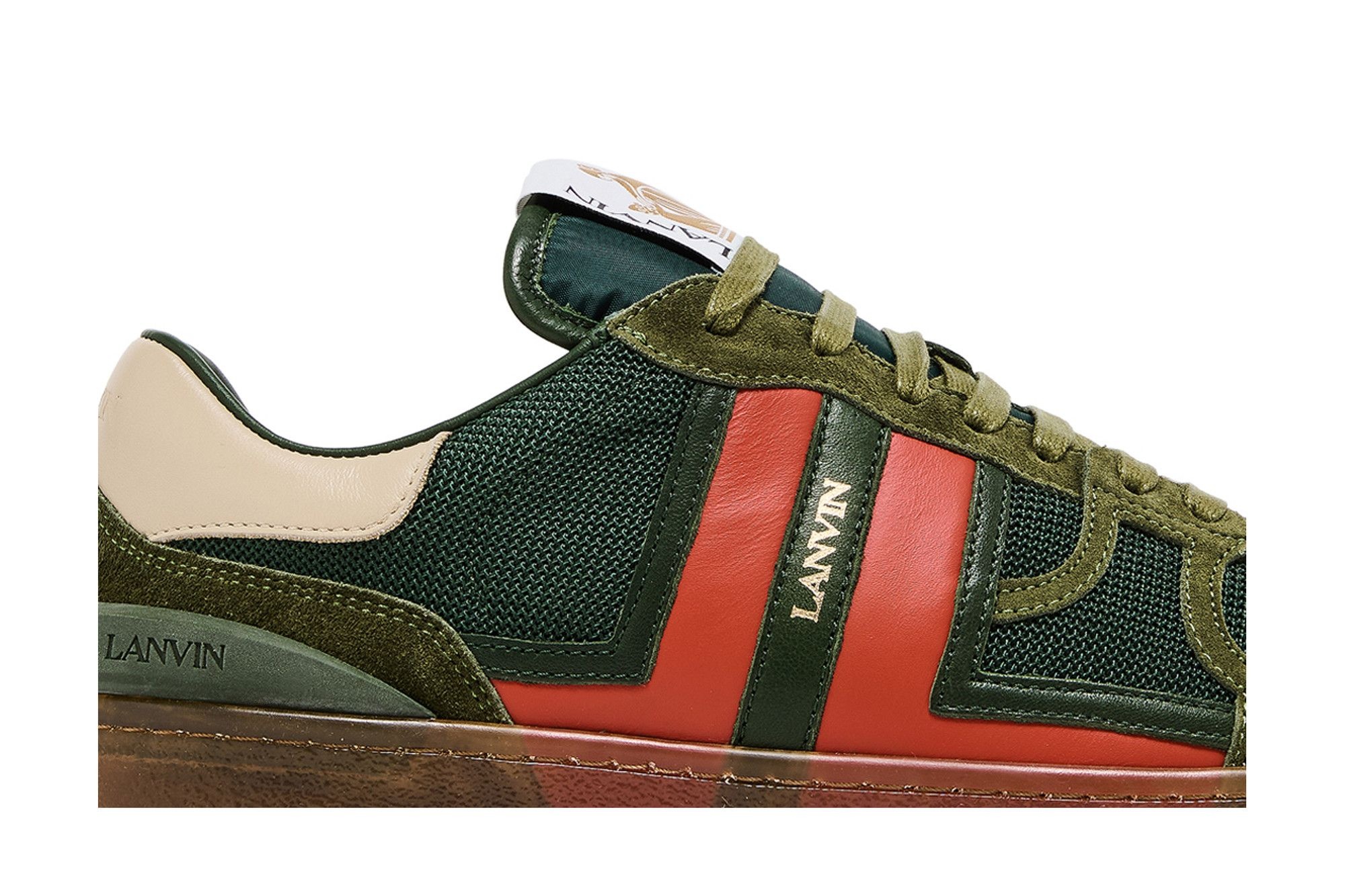Lanvin Clay Low 'Translucent Sole - Green Red' - 2