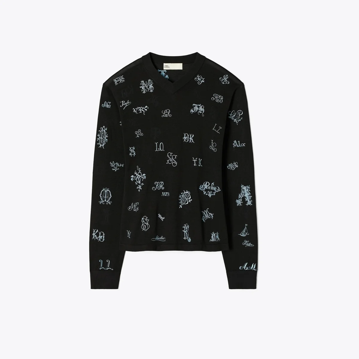 Embroidered Silk Sweater - 1