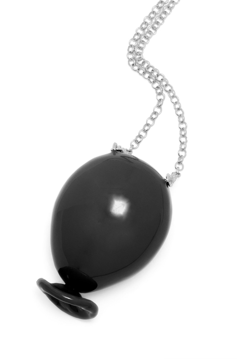 Balloon pendant in sterling silver and enamel 3