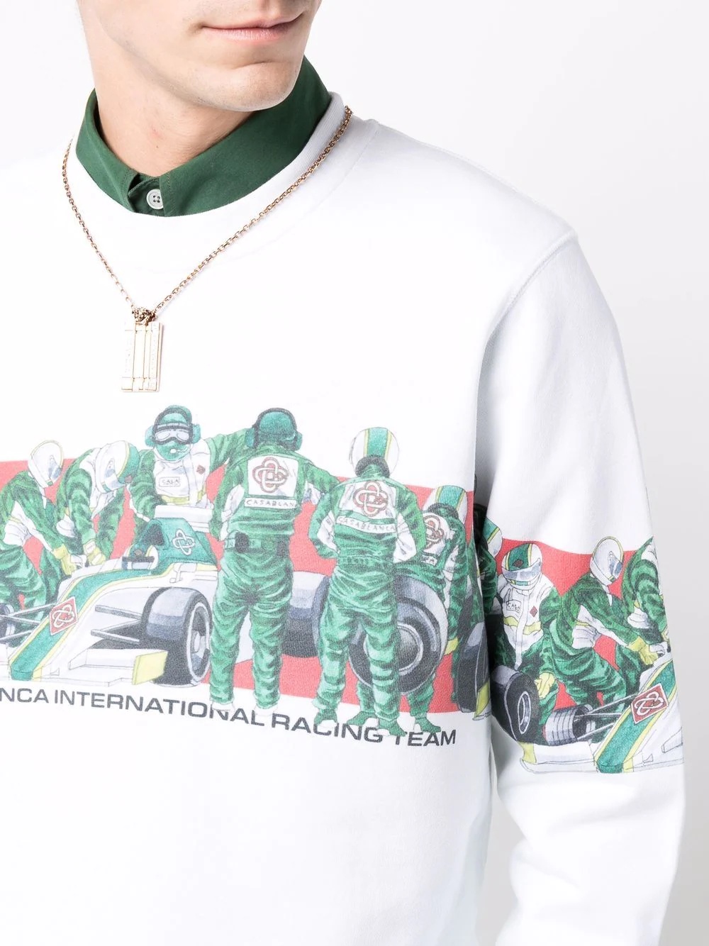 graphic-print long-sleeve sweatshirt - 6