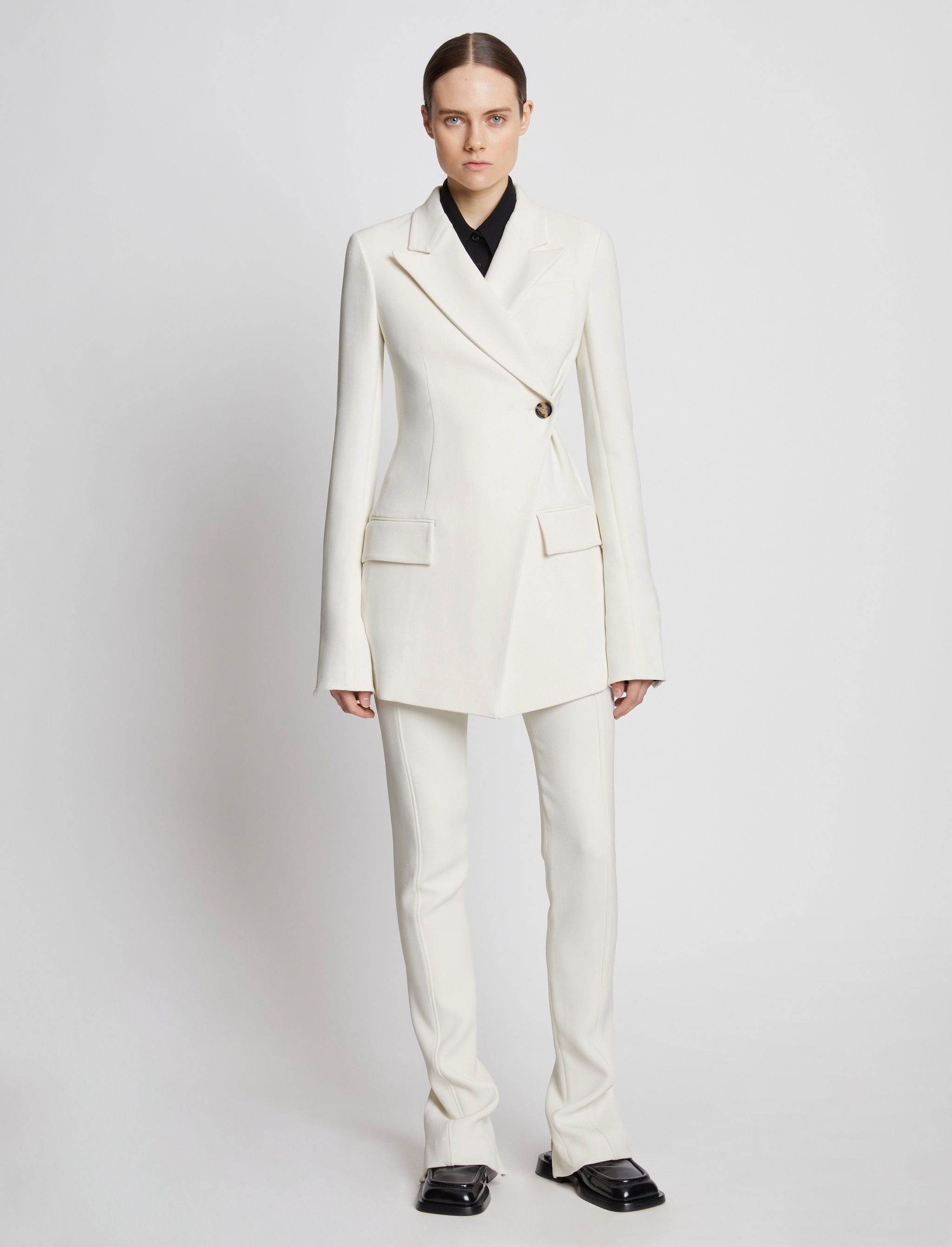 Bi-Stretch Crepe Blazer - 3
