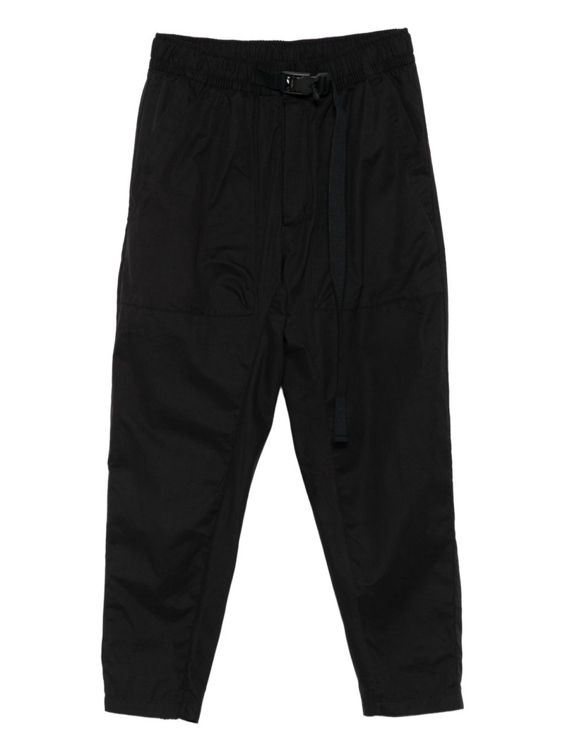 belted tapered trousers 1
