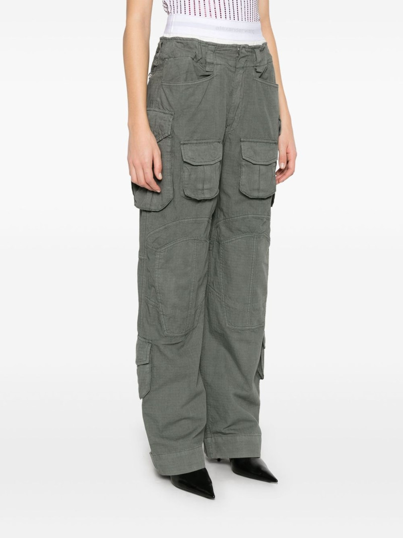 logo-waistband cargo pants 3