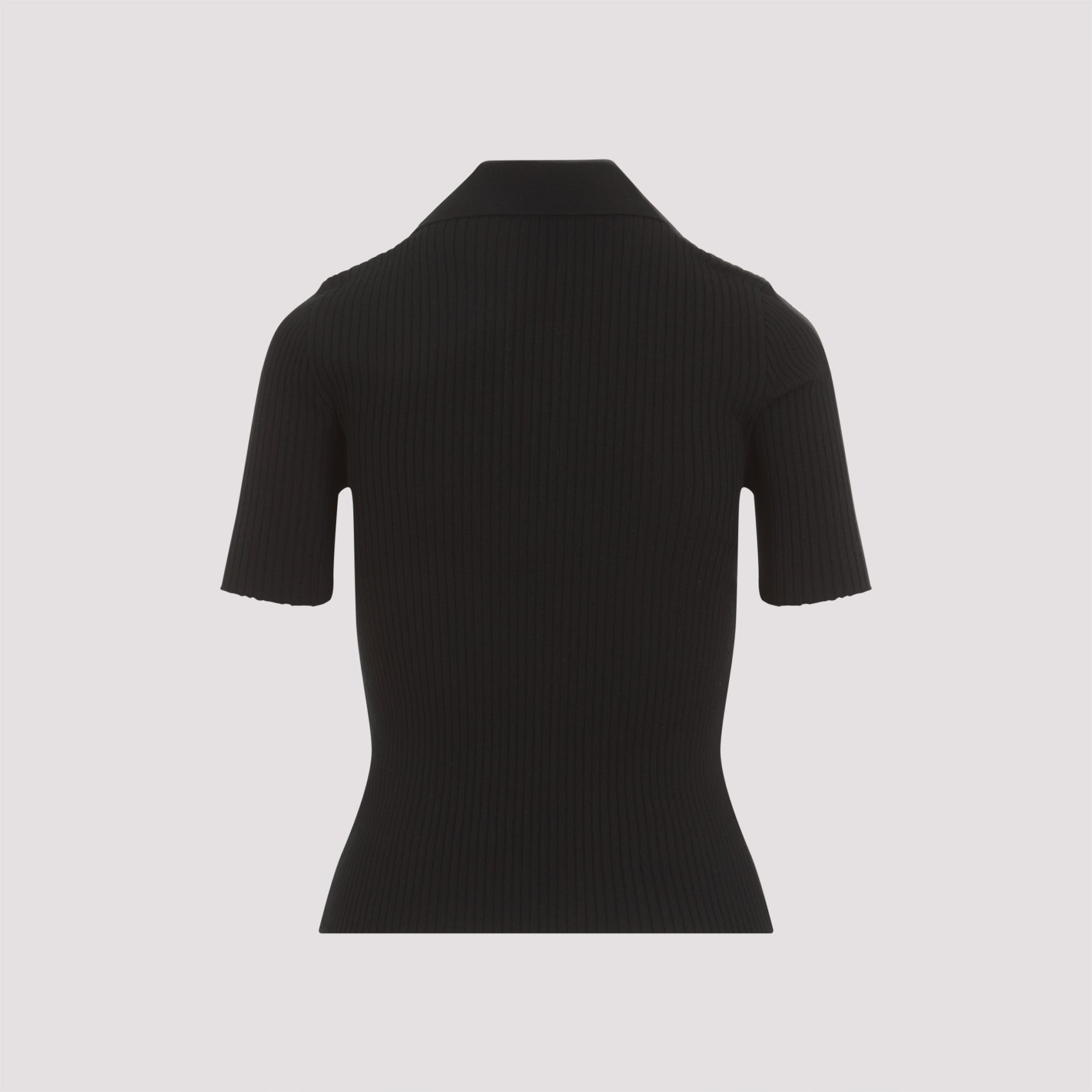 Courreges Signature Ribbed Knit Polo Women - 2