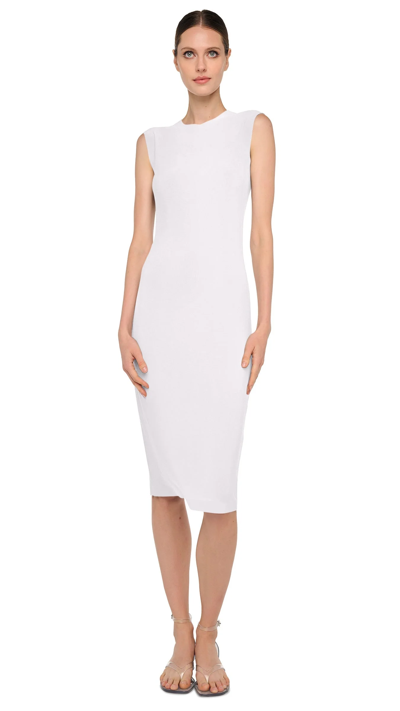 SLEEVELESS DRESS TO KNEE - 1