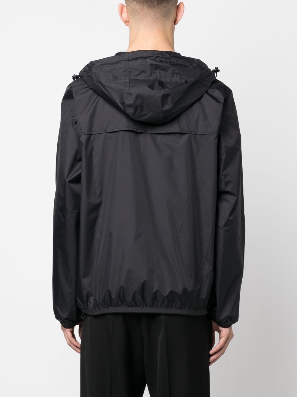 X KWAY LOGO-PRINT HOODED JACKET - 5