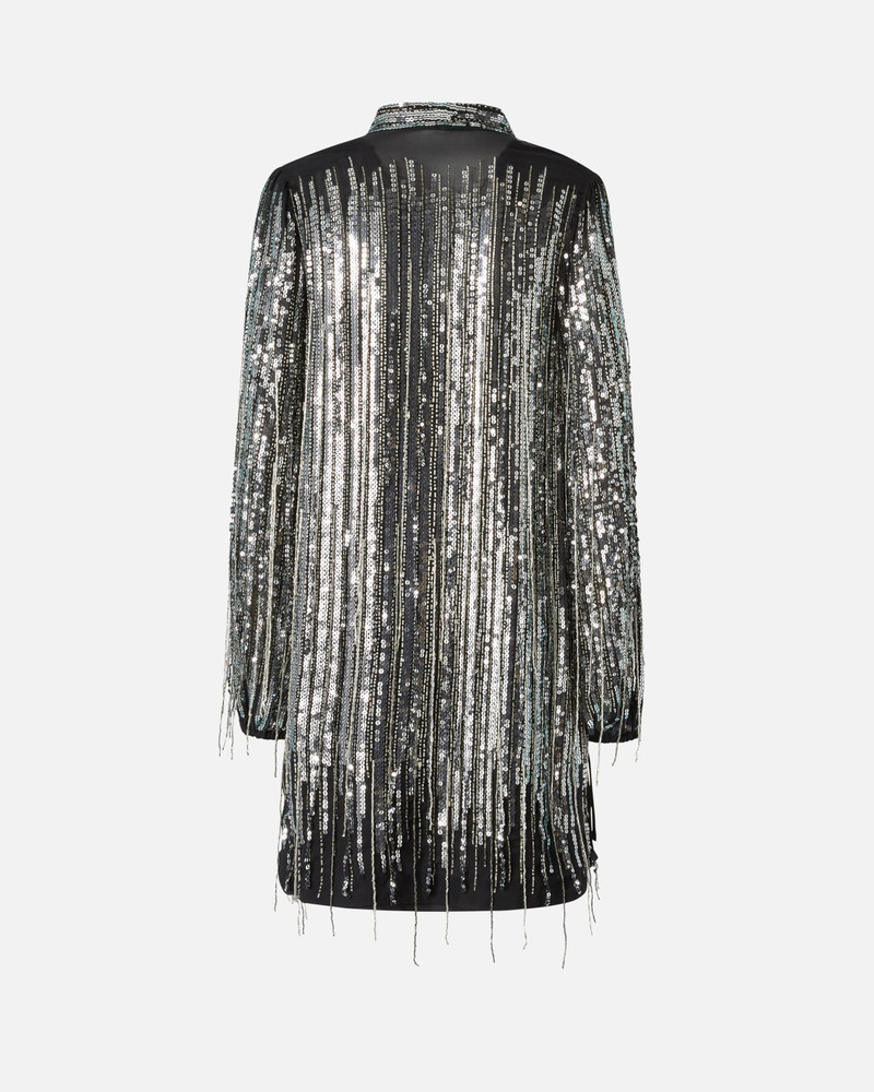 MINI DRESS WITH SEQUINS AND FRINGING 6