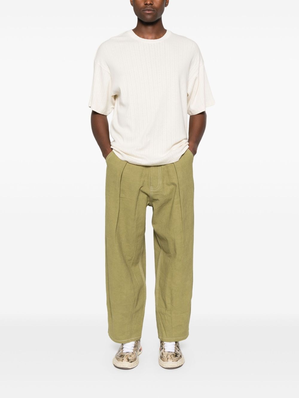 organic-cotton pants - 2