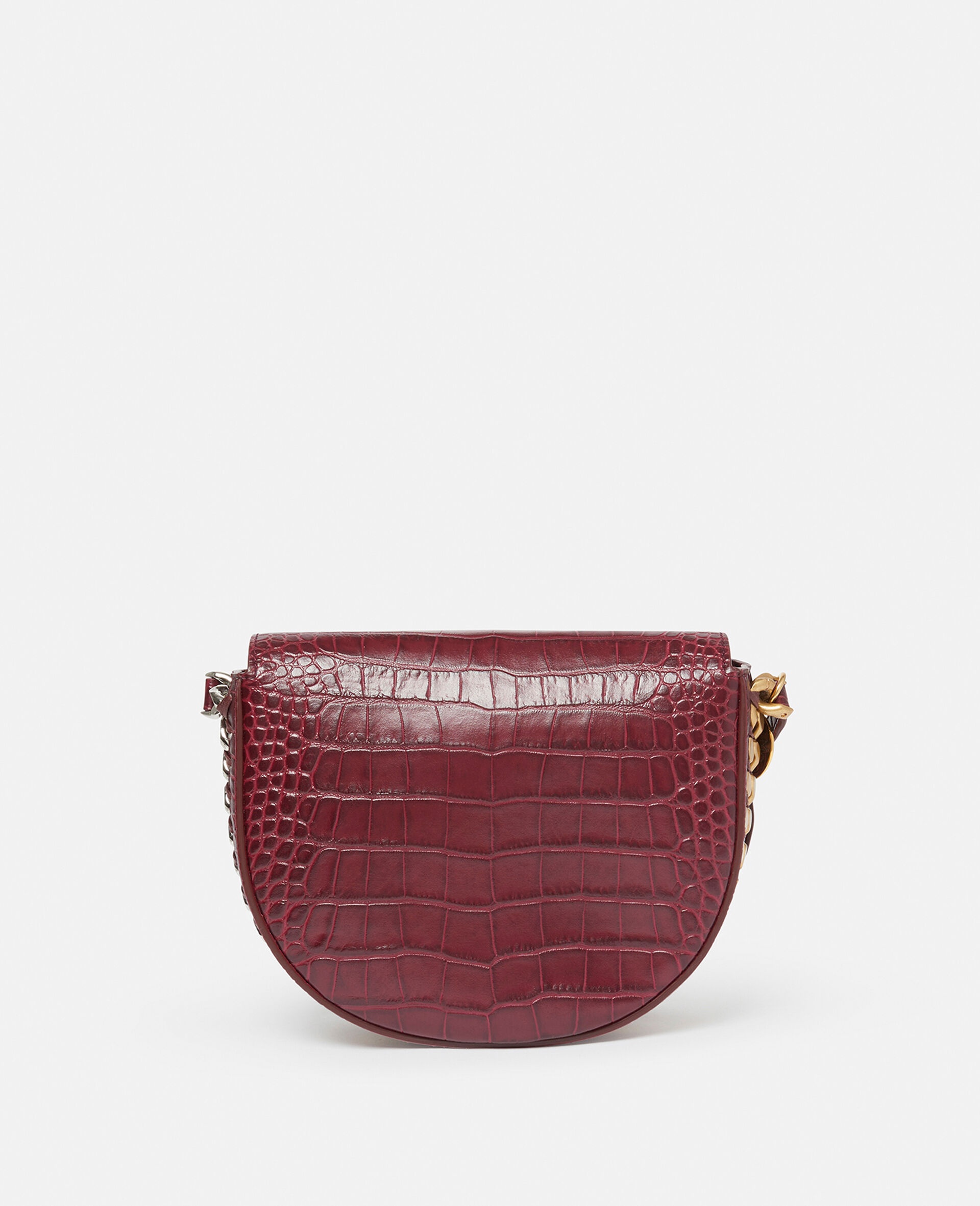 Frayme Croc-Effect Embossed Medium Flap Shoulder Bag 4