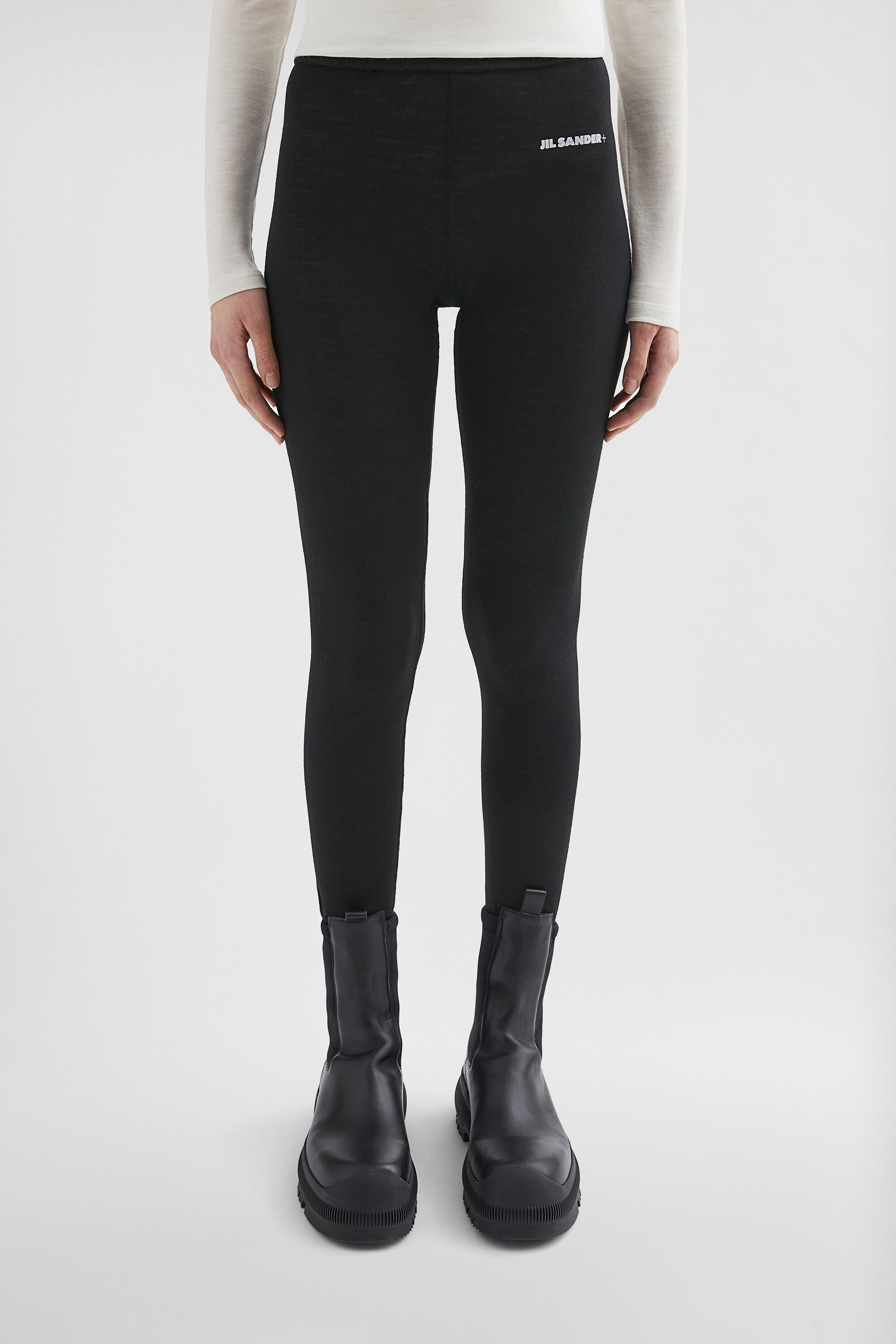 Lightweight Wool Blend Leggings - 7