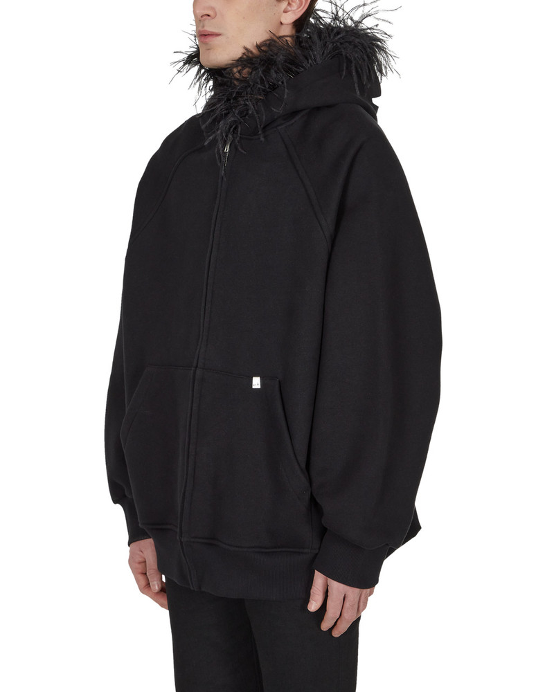 OVERSIZED FEATHERED HOODIE 3