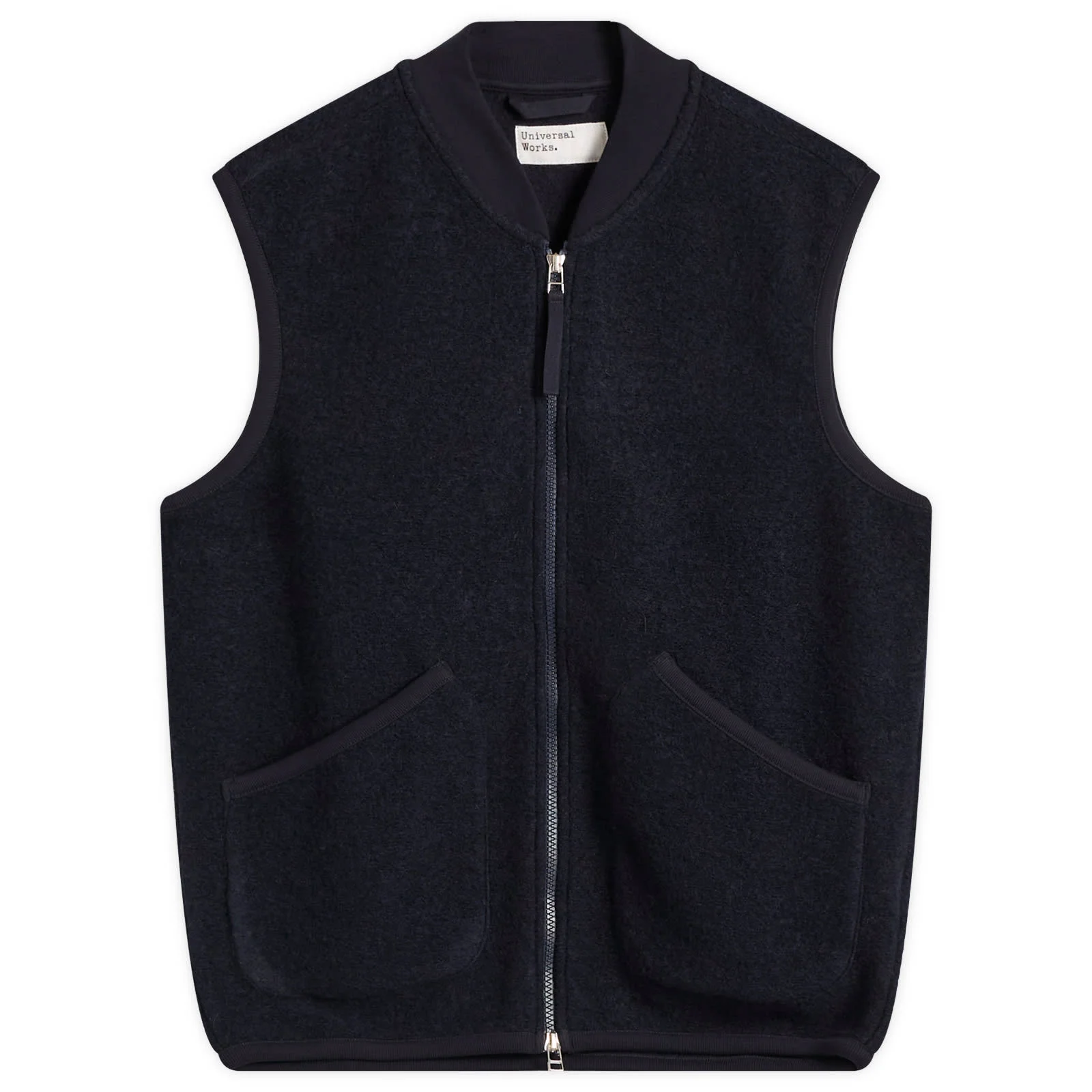 Universal Works Wool Fleece Zip Waistcoat - 1