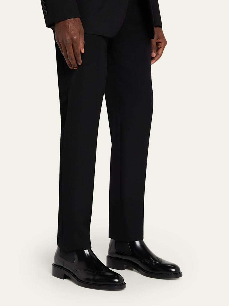 Loro Piana Men's Oliver Walk English Leather Chelsea Boots outlook