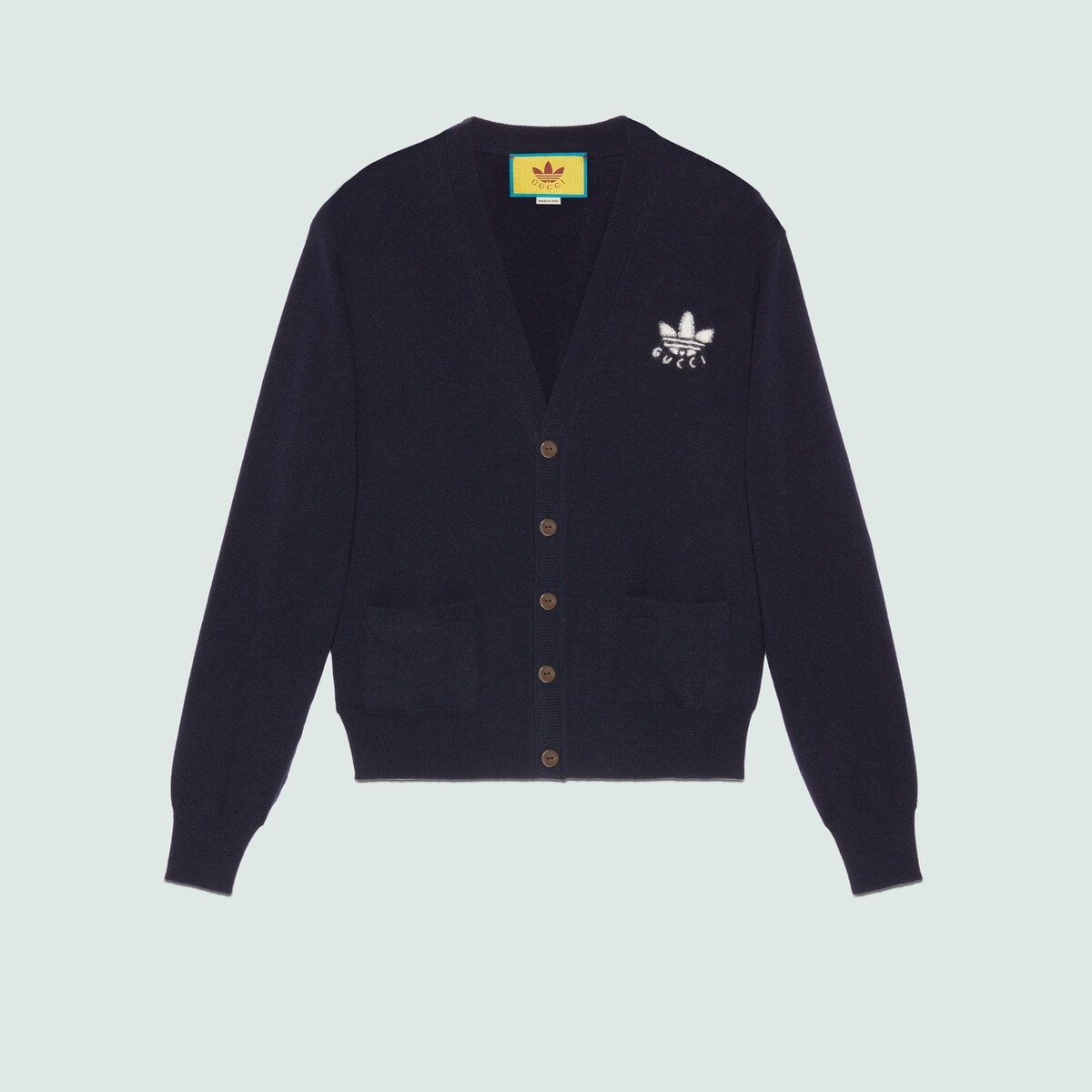 adidas x Gucci wool cardigan - 1