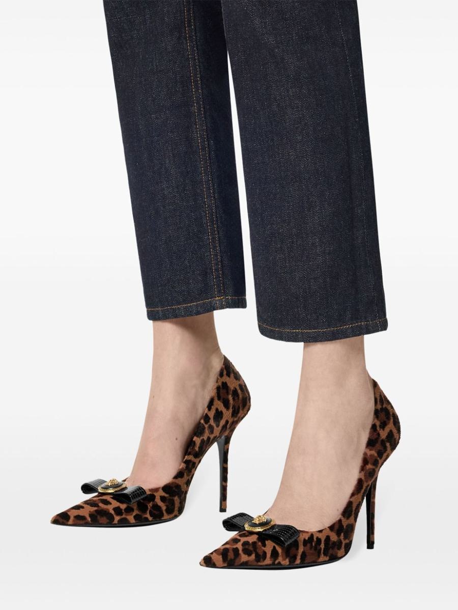 VERSACE Versace Pump T.110 Calf Leather Shoes | baltini