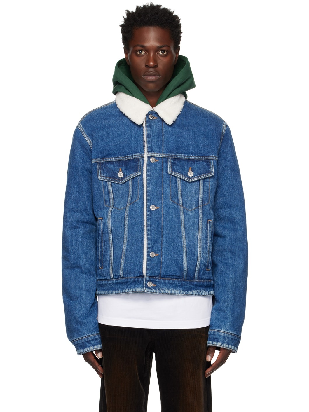 Blue Regular-Fit Denim Jacket - 1
