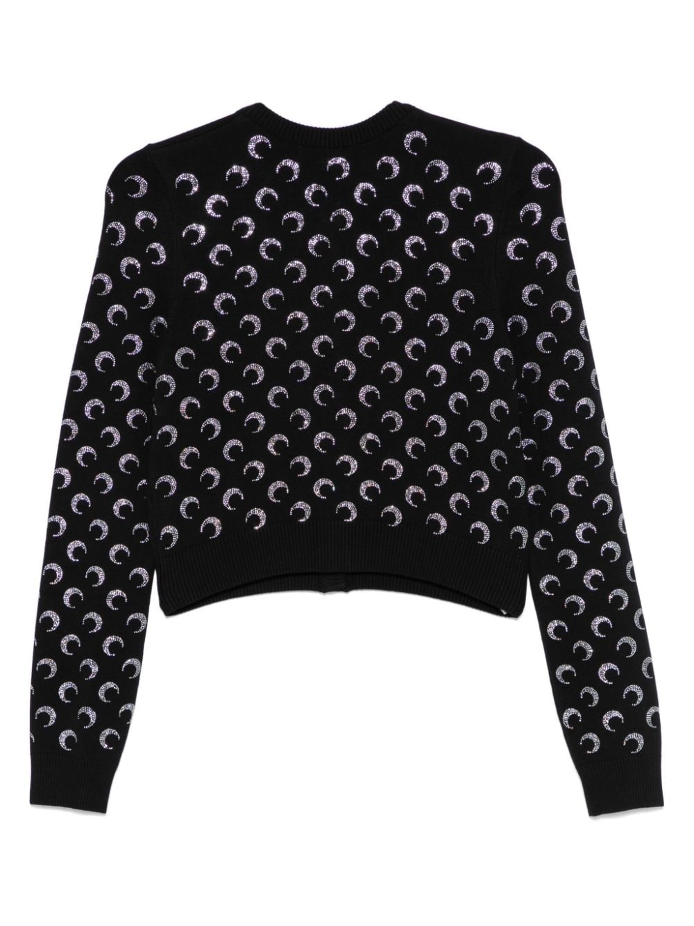 Moon rhinestoned cardigan - 2