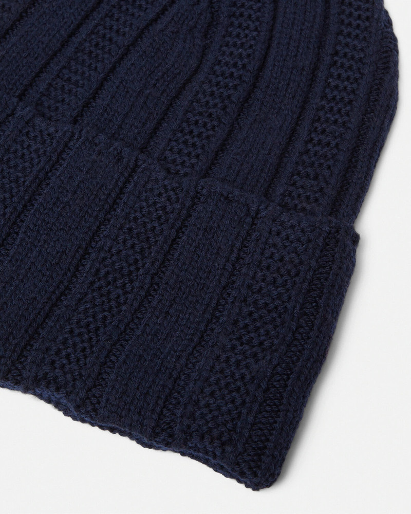 VERSACE Medusa Ribbed Knit Beanie outlook