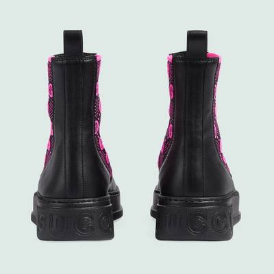 GUCCI Women's boot with GG jersey outlook
