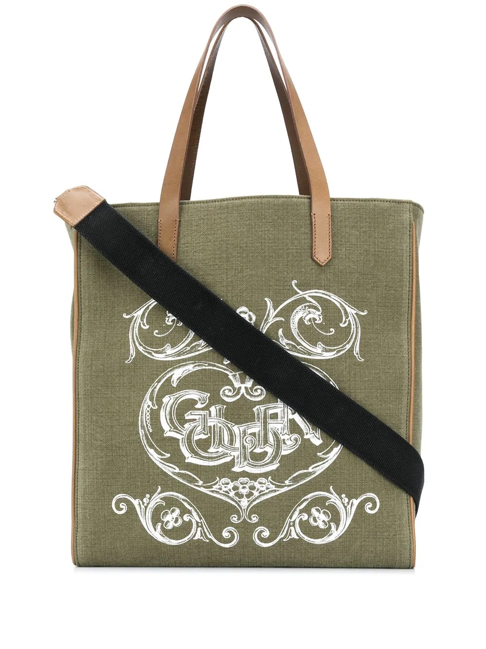 graphic-print tote bag - 1