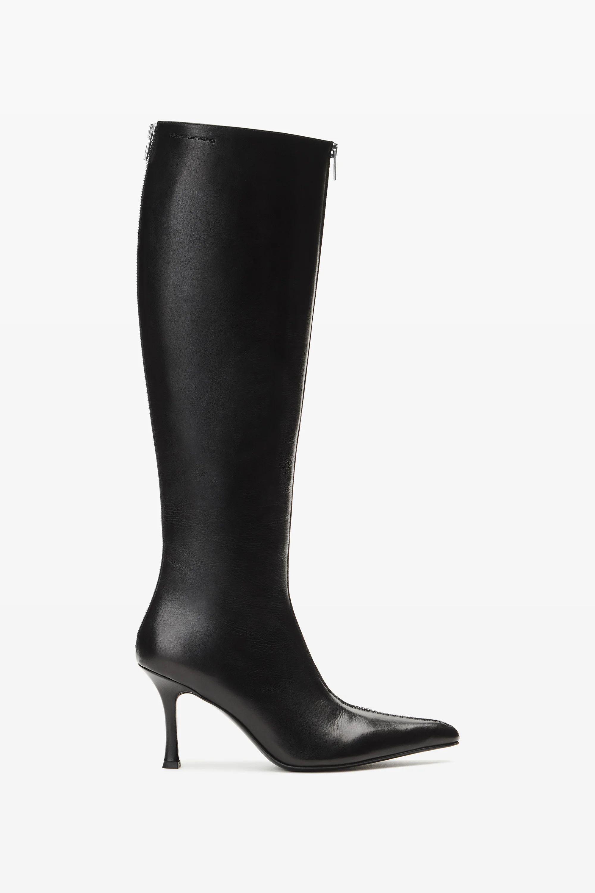 Black Leather Vera boot - 1