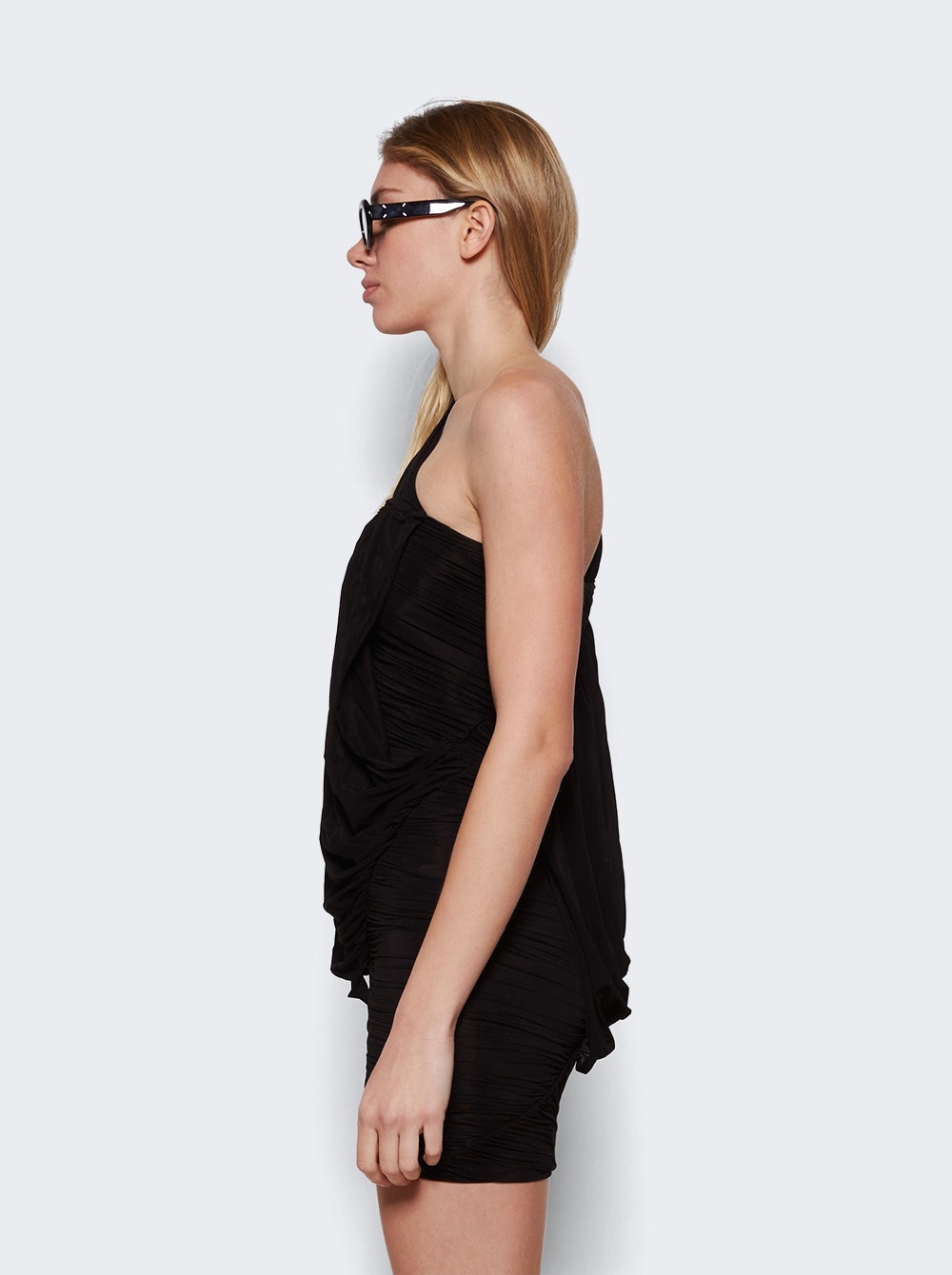 EDFU One-Shoulder Mini Dress Black - 4