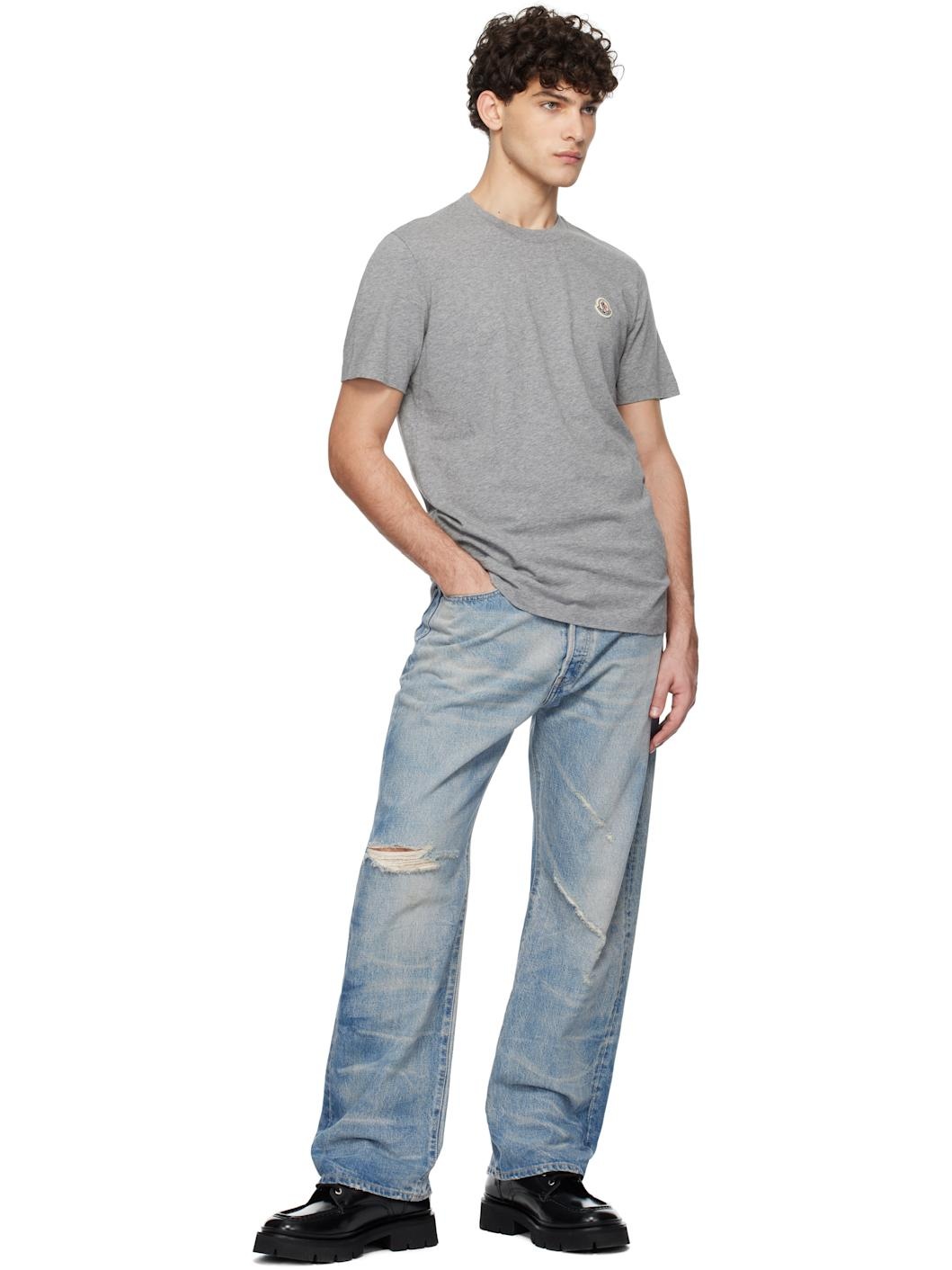 Three-Pack Multicolor Logo Patch T-shirts - 6