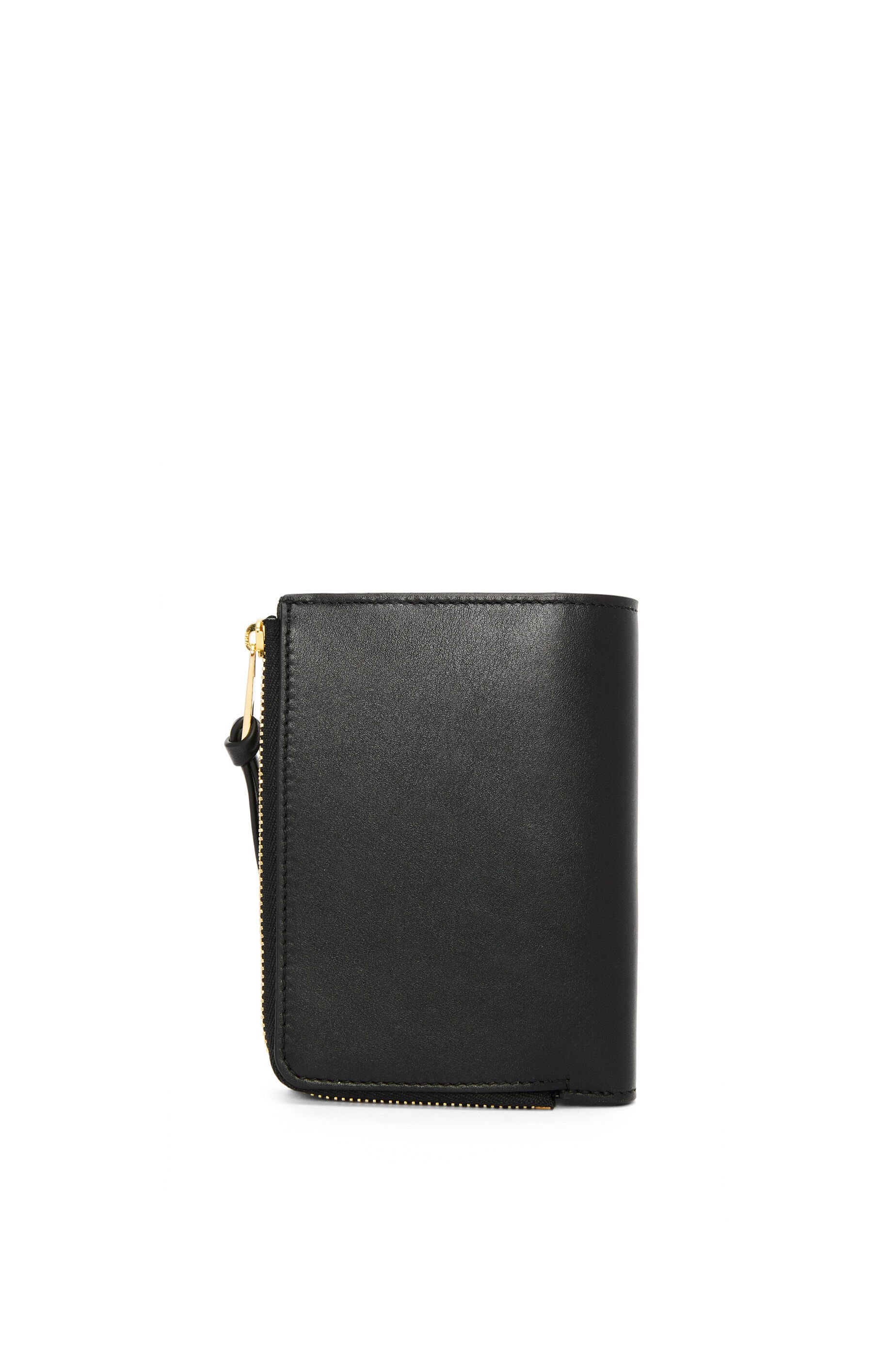 Embossed LOEWE slim compact wallet in shiny nappa calfskin - 4