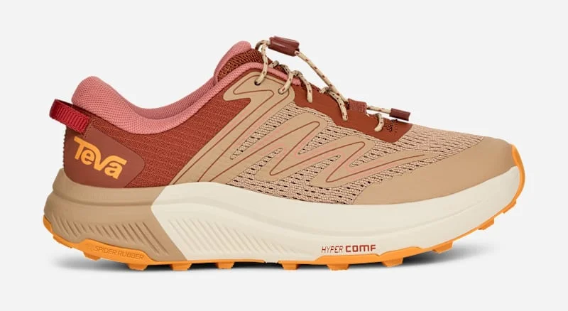 Women's Hurricane Trailsetter Trail Running Shoe in Tan Multicolor - 1