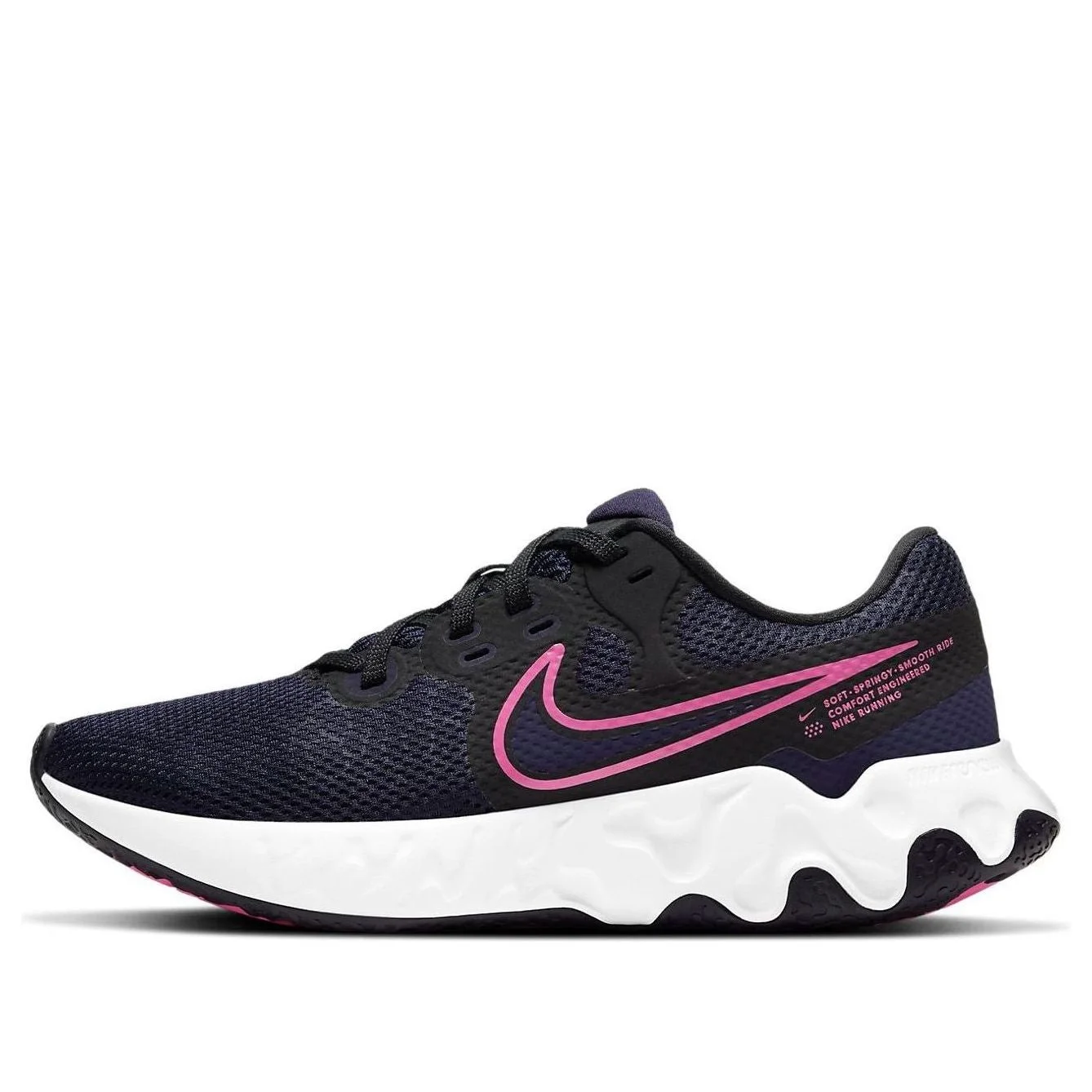 (WMNS) Nike Renew Ride 2 'Blackened Blue Pink Glow' CU3508-401 - 1