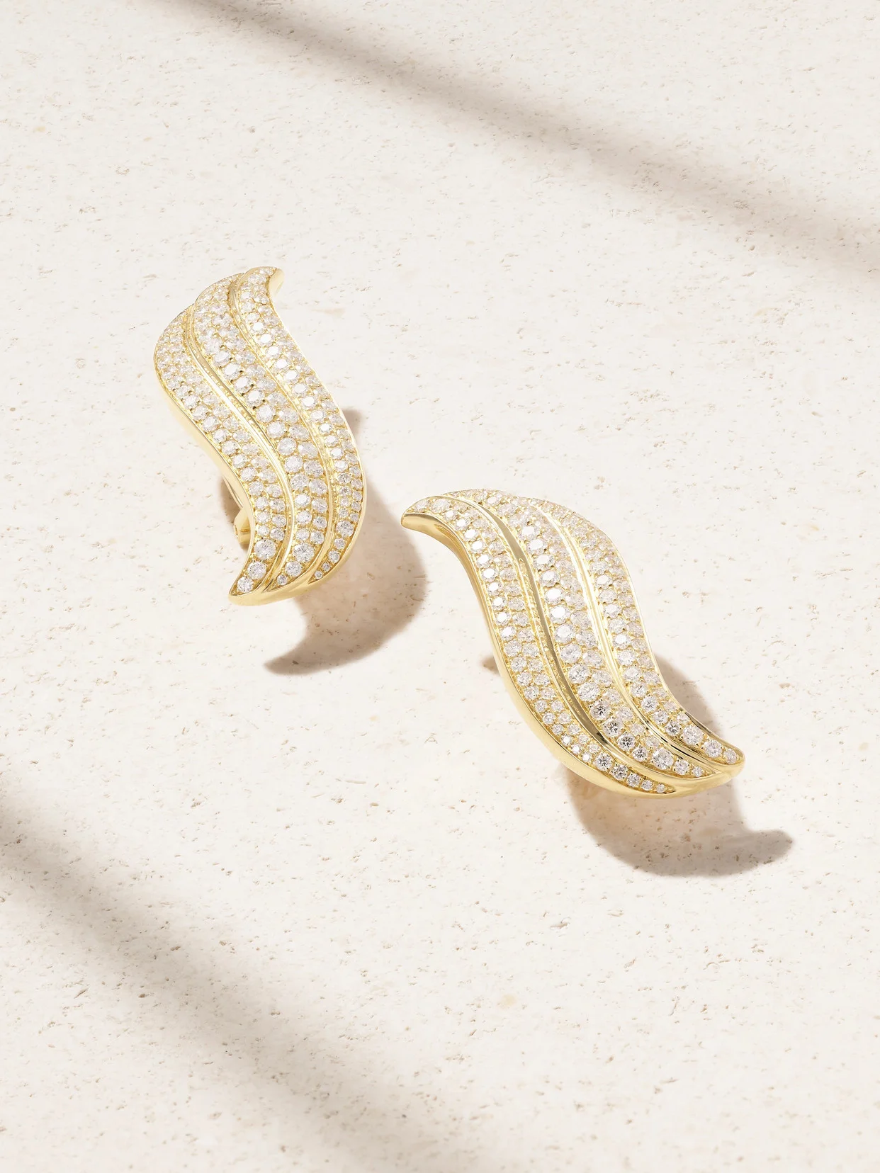 Celeste 18-karat Gold Diamond Earrings - 1