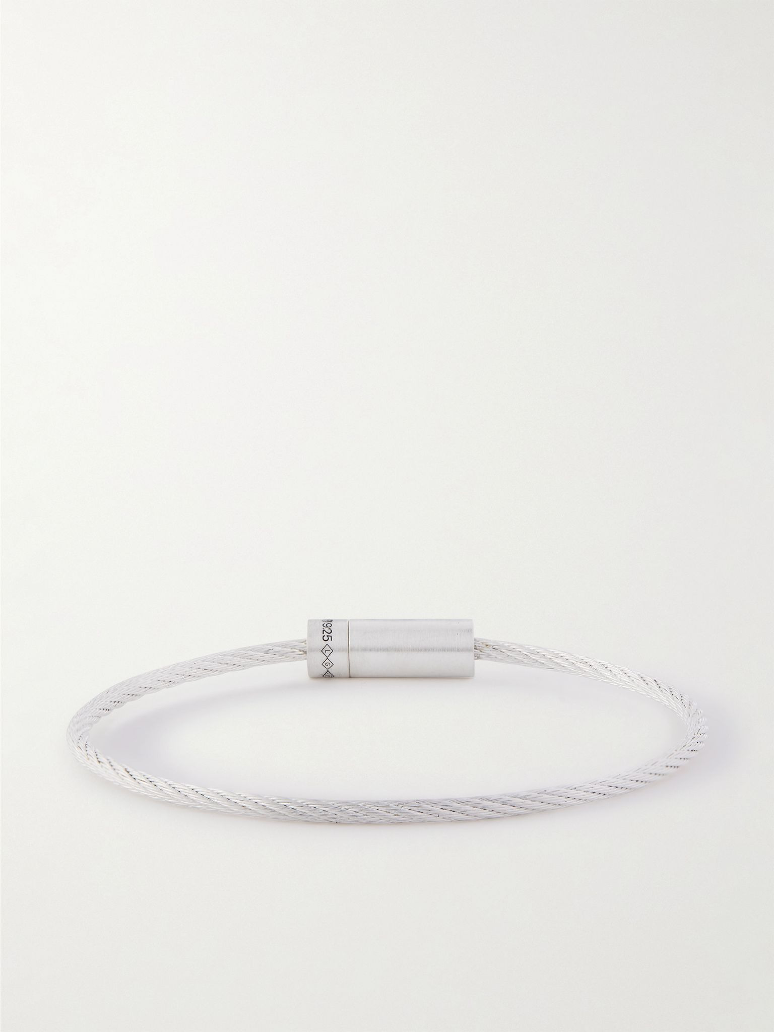 Le Câble 9 Brushed Sterling Silver Bracelet Silver - 3