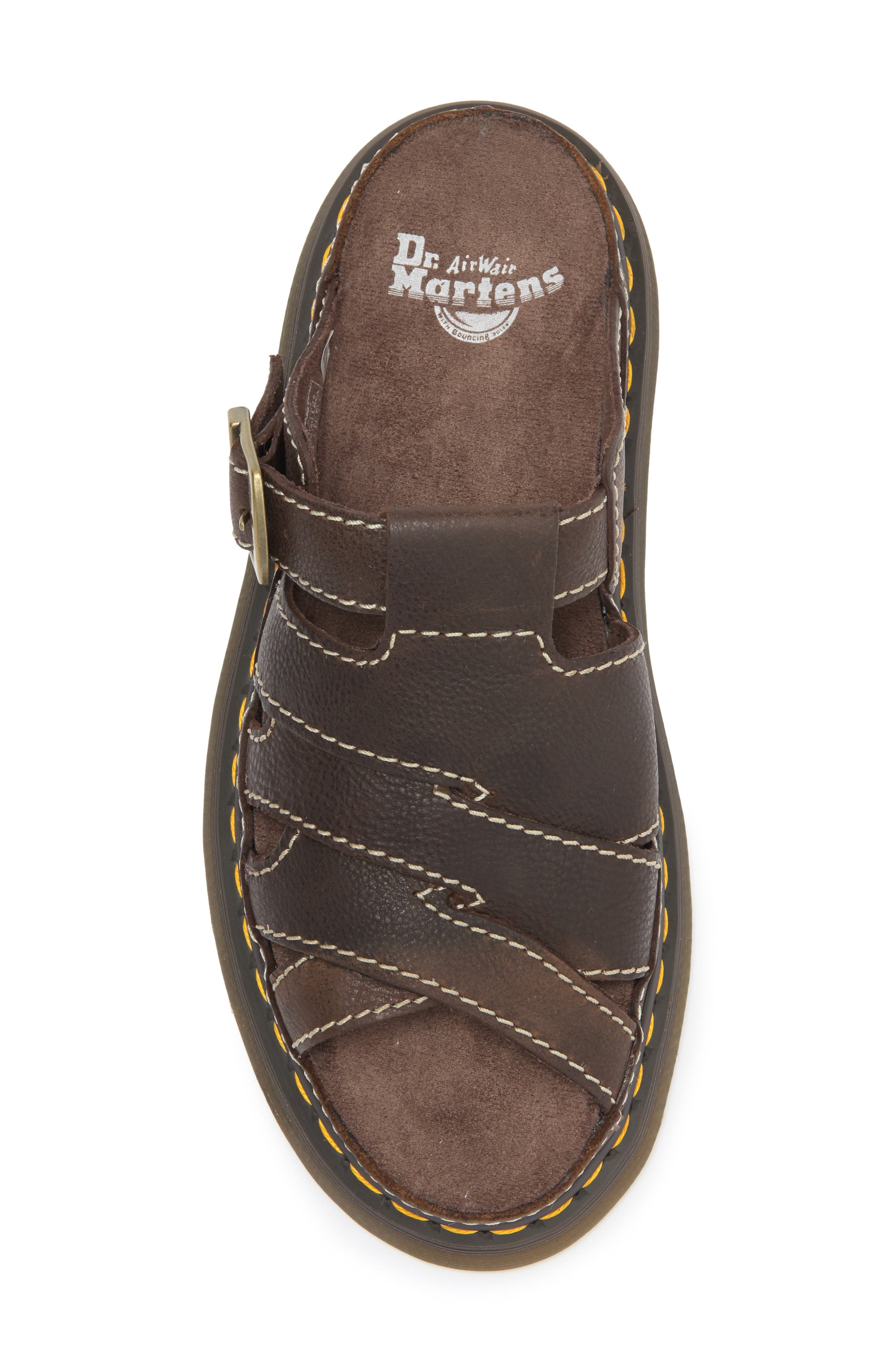 Dr. Martens Maxxy Slide Sandal in Kelp Brown at Nordstrom - 5