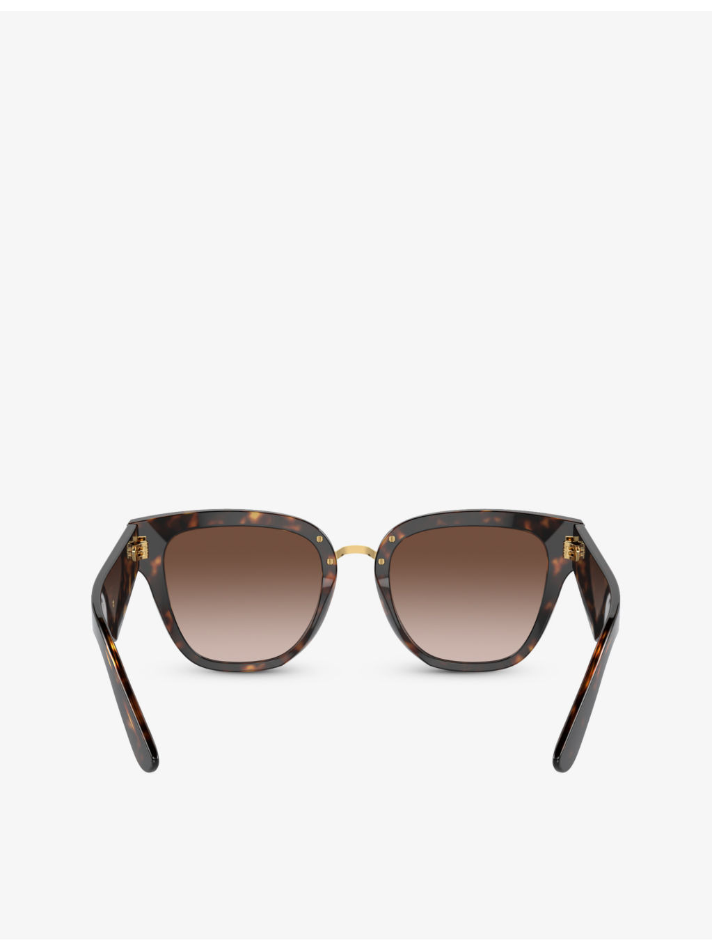 DG4437 Square-Frame Tortoiseshell Acetate Sunglasses - 4