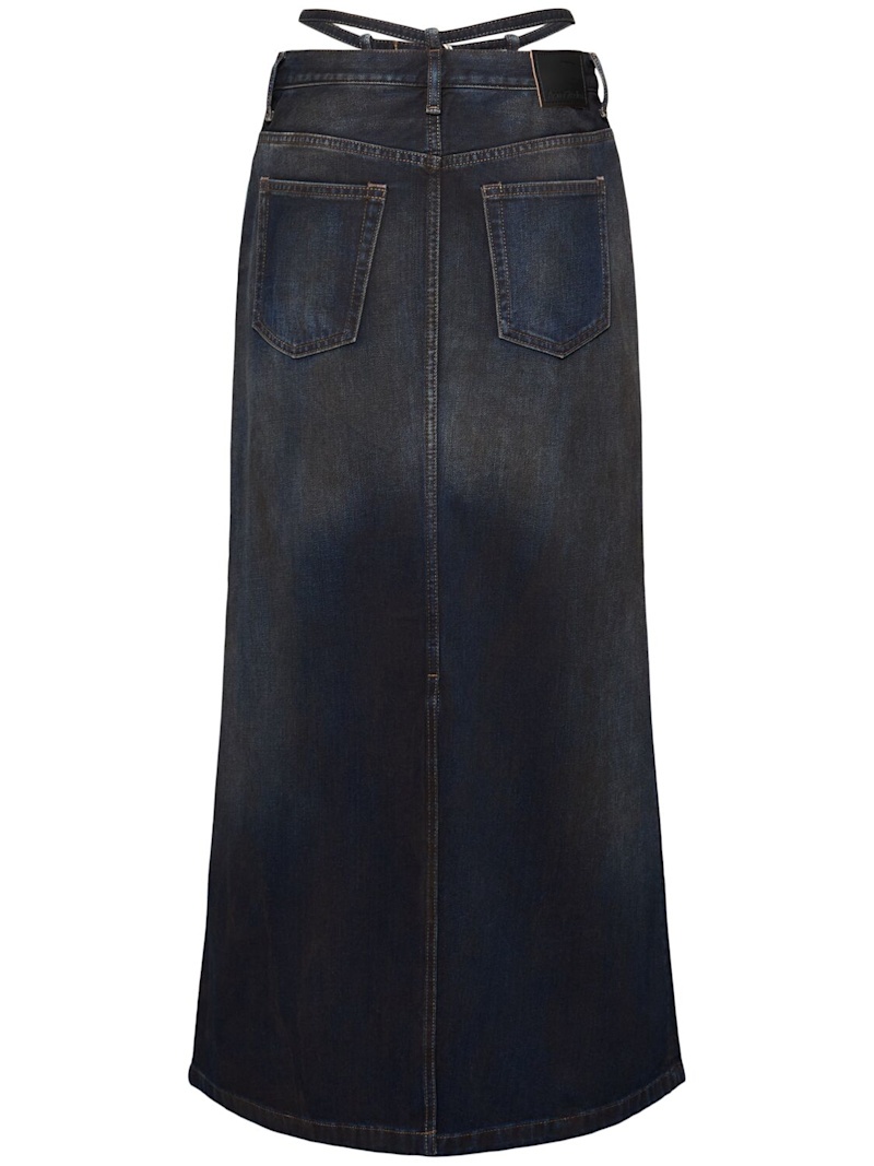 Talia denim long skirt - 5