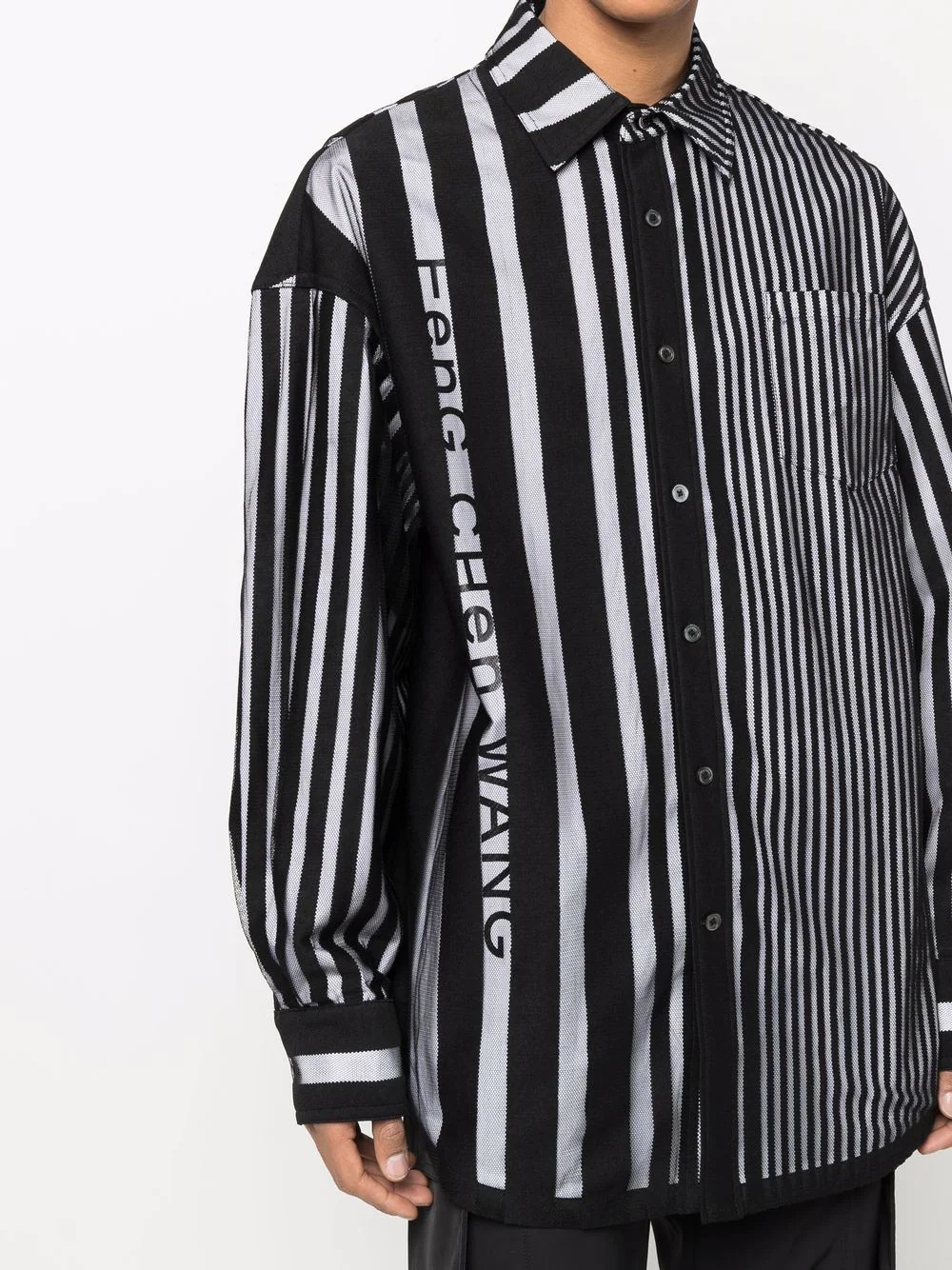 striped long-sleeve shirt - 5