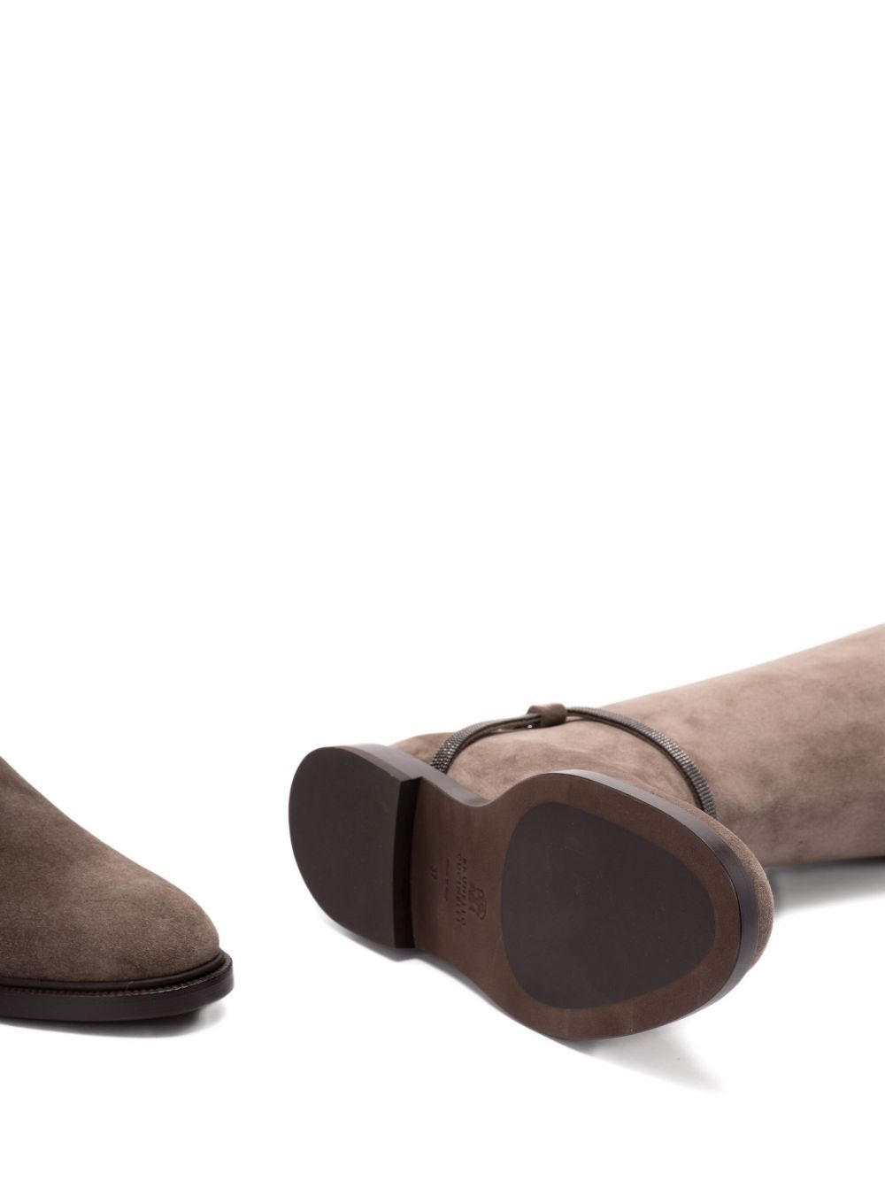 Suede Leather Boots - 5